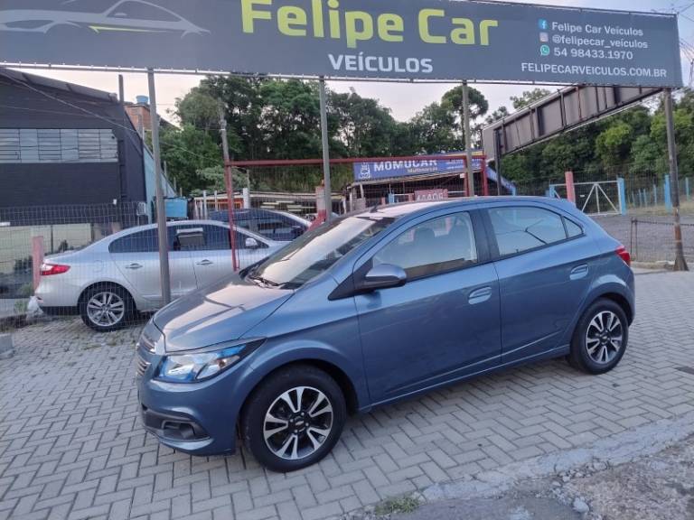 CHEVROLET - ONIX - 2015/2015 - Azul - R$ 55.900,00